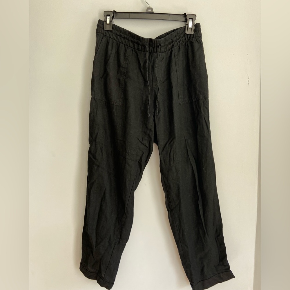Black Linen Pants